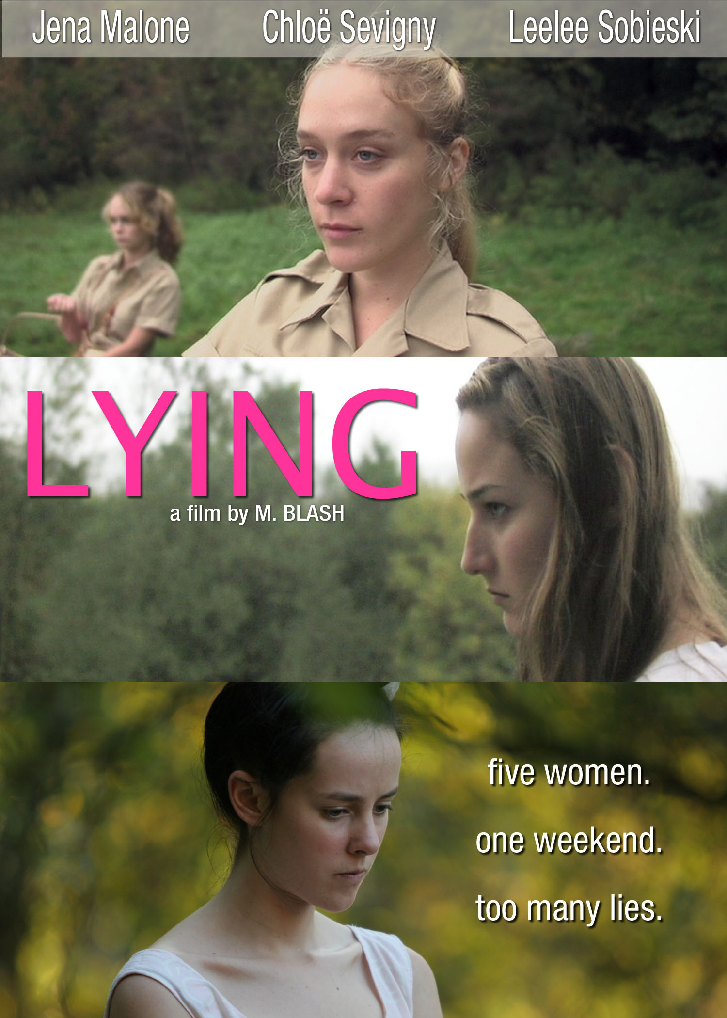 Lying, a film by M. Blash, movie poster