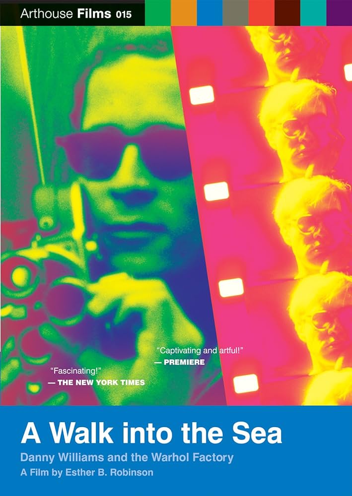 Poster for A Walk into the Sea: Danny Williams and the Warhol Factory by Arthouse Films